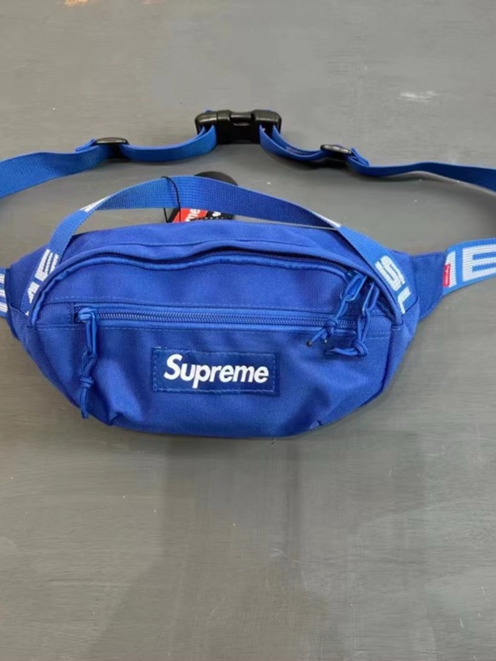 Supreme Blue and Red Fanny Bag Set